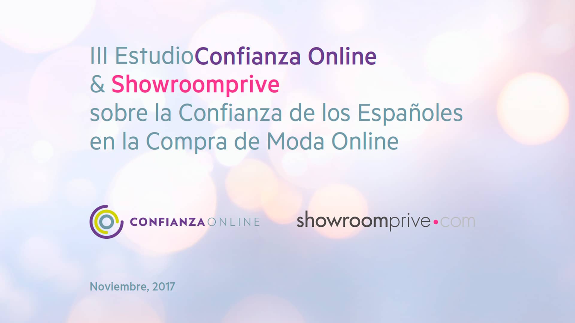 III Estudio sobre la Confianza de los Españoles en las compras de moda online